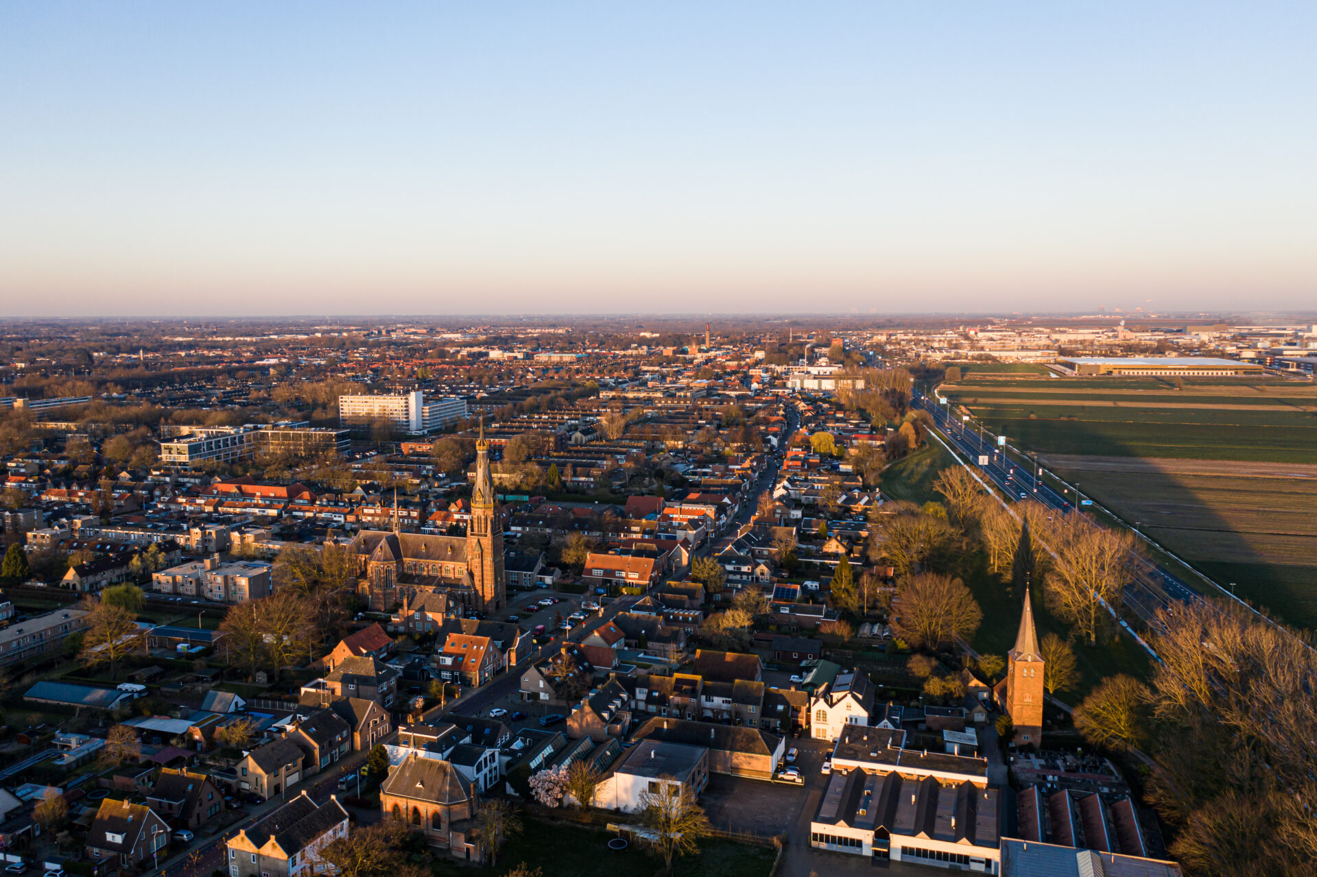 Baardwijk van boven af